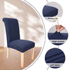 Chair Covers for Dining Room Navy Blue Set of 4,Soft Stretch Parsons Chair Covers Removable Washable for Kitchen(4 Pack,Navy Blue)